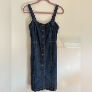Madewell Denim Button-Down Dress